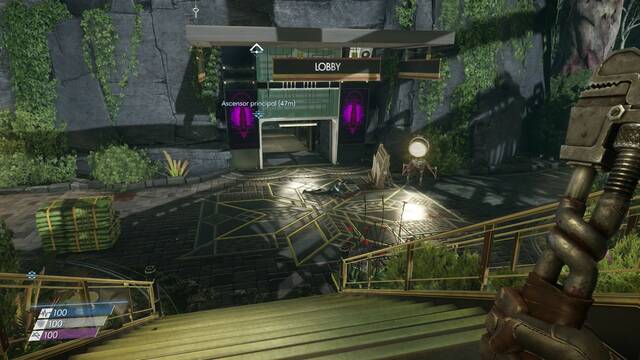 Prey - Arboreto - Jerry King, Diseño de fabricación de batería de disruptor y Kit médico