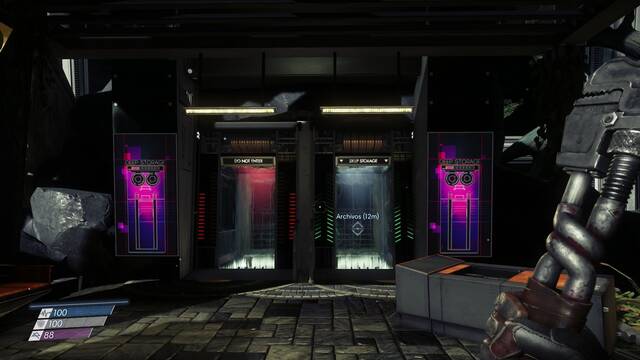 Prey - Arboreto - Ascensor a Archivos