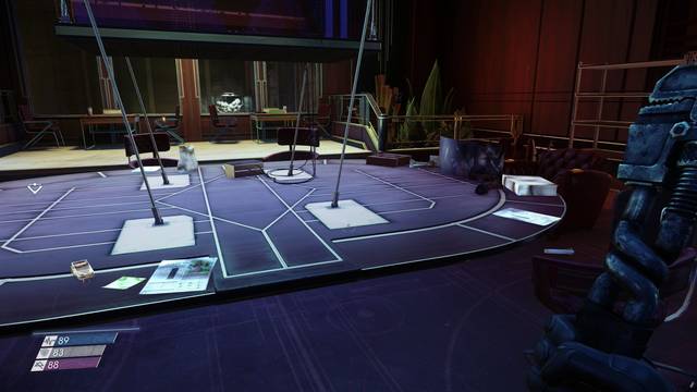 Prey - Camarotes - TranScribe Fortaleza fatal 3, Nota, Tarjeta de acceso al Camarote de Abigail Foy, Ballesta Cazadora