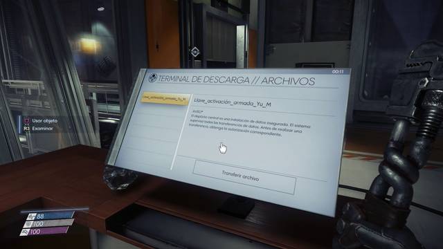 Prey - Archivos - Llave de activación armada Yu M