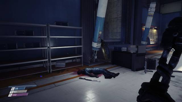 Prey - Archivos - Cadáver de Akande Benin, Escopeta y Neuromod 75