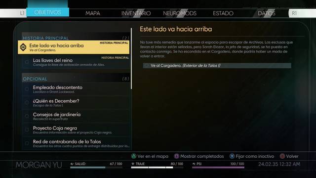 Prey - Cargadero - Misión