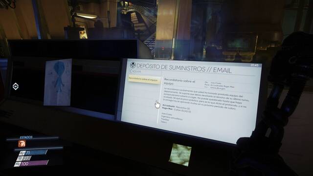 Prey - Soporte vital - Correo electrnico 109