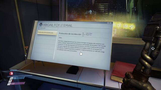 Prey - Soporte vital - Correo electrnico 116