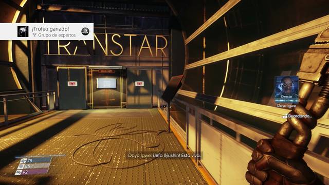 Prey - Las llaves del reino - Logro Trofeo Grupo de expertos