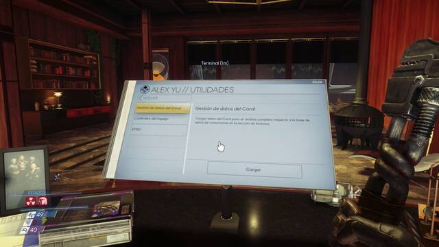 Prey - Las llaves del reino - Carga datos del Coral