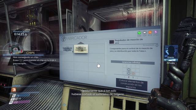 Prey - Incapacitar a Dahl - Crear el Regulador de mezcla de aire