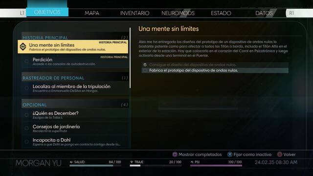 Prey - El destino de la Talos 1 - Misión
