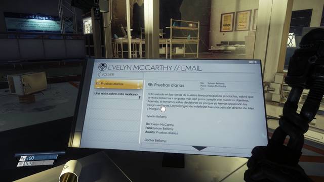 Prey - Fuga - Correos electrnicos 10 11