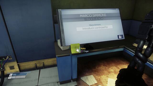 Prey - Fuga - Nota con contrasea