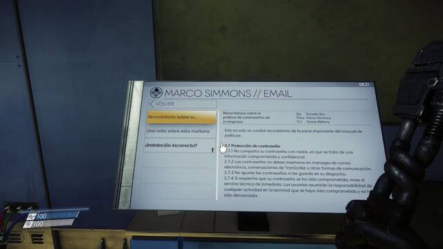 Prey - Fuga - 2 Correos electrnicos 12 13