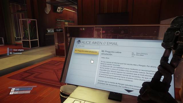 Prey - Fuga - Correo electrnico 21