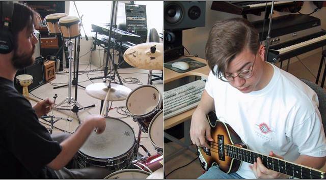 Stephen Rippy, David Rippy y Kevin McMullan durante sus años en Ensemble Studios -