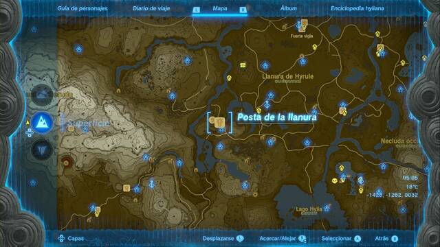 Postas de la misión Los rumores sobre Zelda - Posta de la llanura