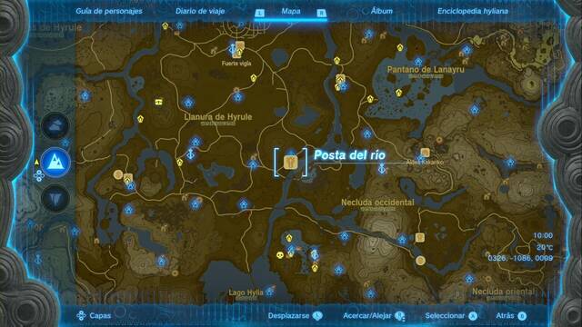 Postas de la misión Los rumores sobre Zelda - Posta del rio