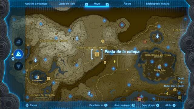 Postas de la misión Los rumores sobre Zelda - Posta de la estepa