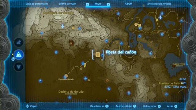 Postas de la misión Los rumores sobre Zelda - Posta del canon