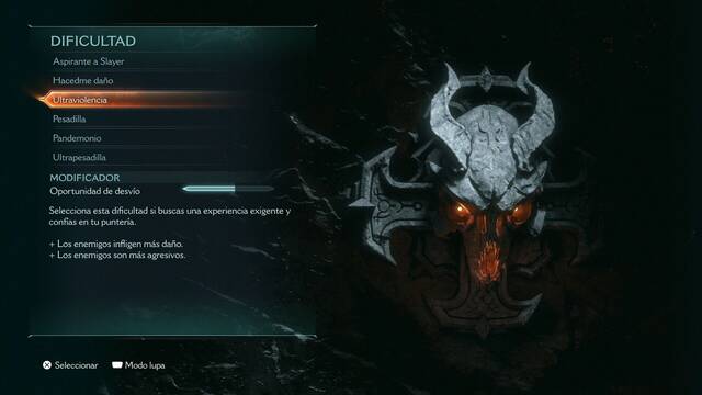 DOOM: The Dark Ages - Niveles de dificultad - Ultraviolencia