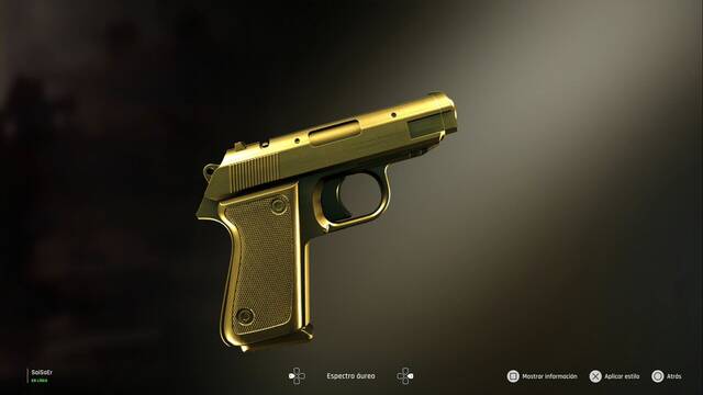 Aspectos de la Pistola de servicio de James Bond - Espectro Aureo