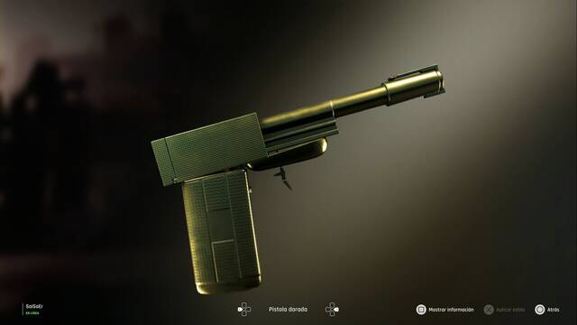 Aspectos de la Pistola de servicio de James Bond - Pistola dorada
