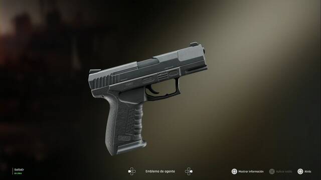 Aspectos de la Pistola de servicio de James Bond - Emblema de agente