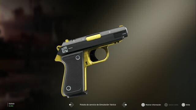 Aspectos de la Pistola de servicio de James Bond - Pistola de servicio de Simulacion tactica