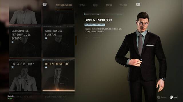 Atuendos de James Bond - 007 First Light - Orden espresso