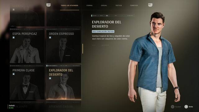 Atuendos de James Bond - 007 First Light - Explorador del desierto