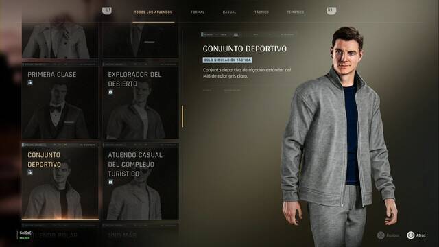 Atuendos de James Bond - 007 First Light - Conjunto deportivo