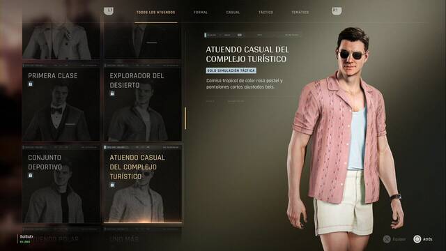 Atuendos de James Bond - 007 First Light - Atuendo casual del complejo tur#U00edstico