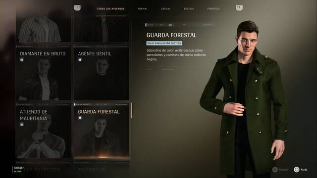 Atuendos de James Bond - 007 First Light - Guarda forestal