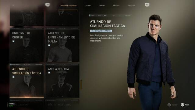 Atuendos de James Bond - 007 First Light - Atuendo de simulacion tactica