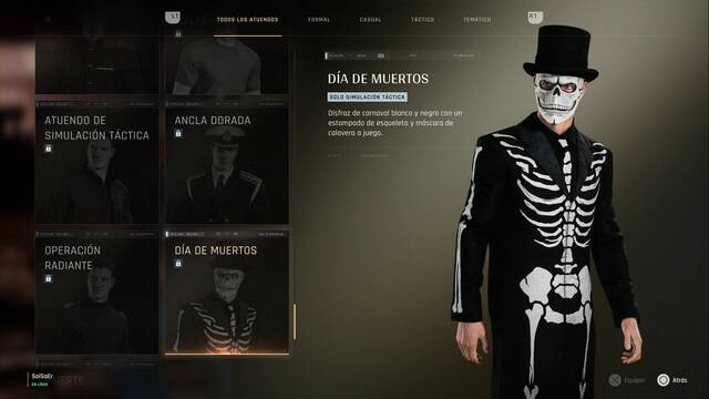 Atuendos de James Bond - 007 First Light - Dia de muertos