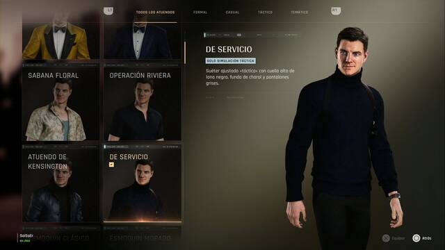 Atuendos de James Bond - 007 First Light - De servicio