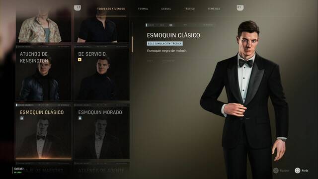 Atuendos de James Bond - 007 First Light - Esmoquin clasico