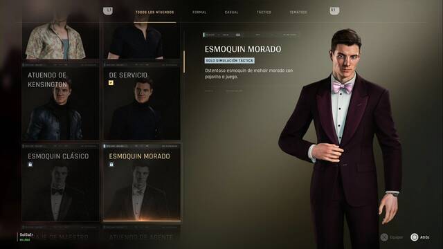 Atuendos de James Bond - 007 First Light - Esmoquin morado
