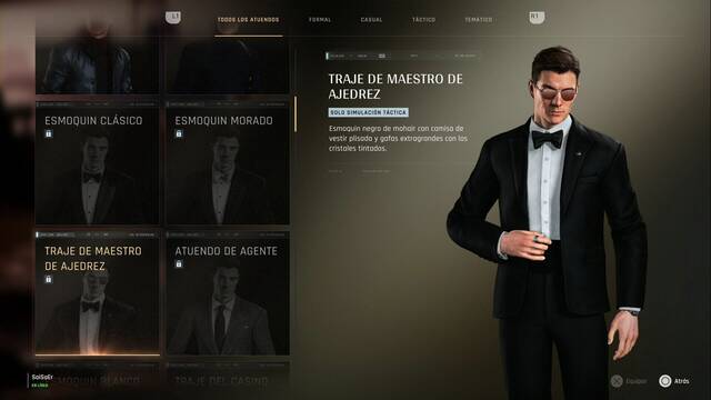 Atuendos de James Bond - 007 First Light - Traje de maestro de ajedrez