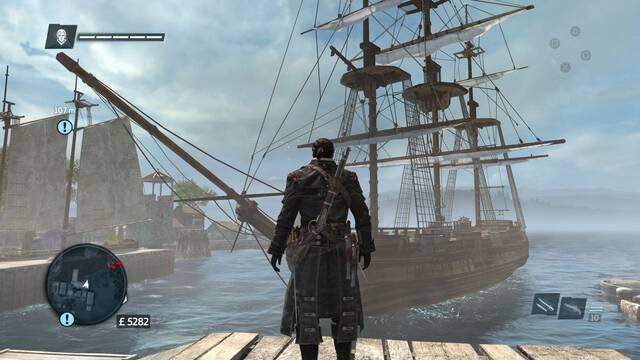 Assassin's Creed Rogue Remastered en PS4 Pro - 