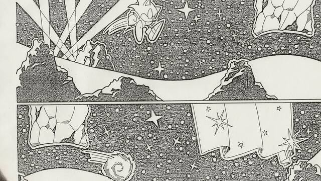 Bocetos de niveles del primer Sonic -