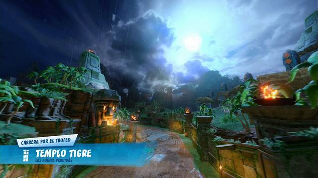 Crash Team Racing Nitro-Fueled - Circuitos de Las Ruinas Perdidas - Templo Tigre