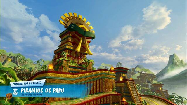 Crash Team Racing Nitro-Fueled - Circuitos de Las Ruinas Perdidas - Pir mide de Papu