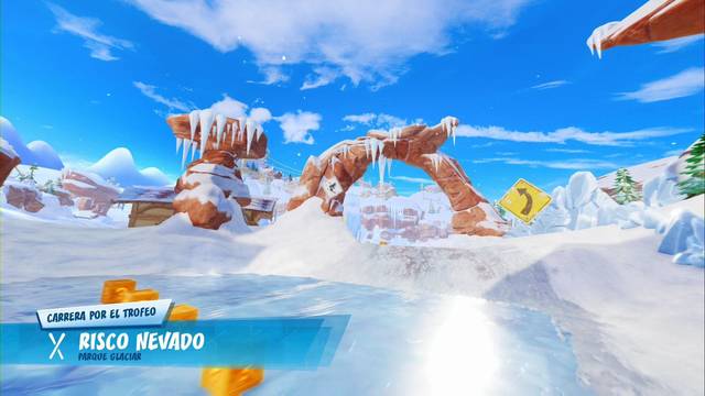Crash Team Racing Nitro-Fueled - Parque Glaciar - Risco Nevado