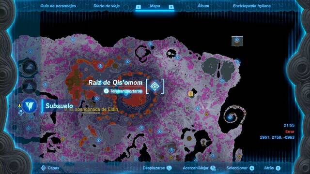 Races de Santuario de la Mina abandonada de Eldin - Raiz de Qis omom