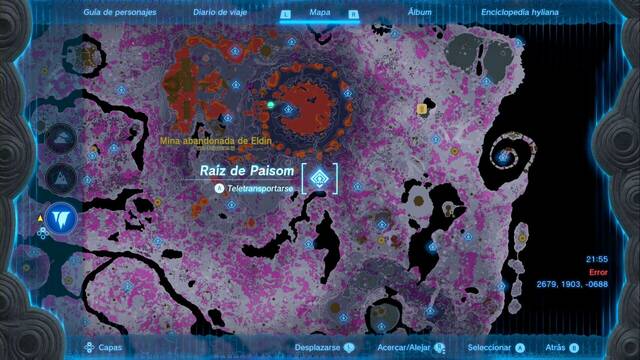 Races de Santuario de la Mina abandonada de Eldin - Raiz de Paisom