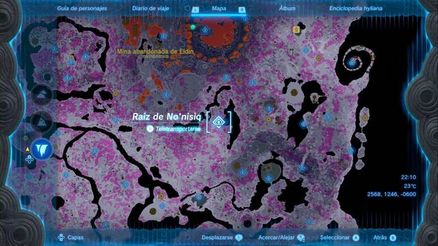 Races de Santuario de la Mina abandonada de Eldin - Raiz de No nisiq