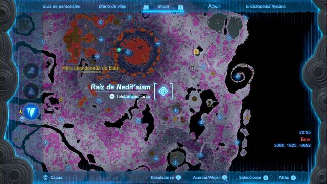 Races de Santuario de la Mina abandonada de Eldin - Raiz de Nedit aiam