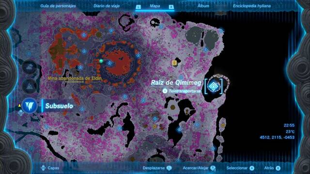 Races de Santuario de la Mina abandonada de Eldin - Raiz de Qimimeg