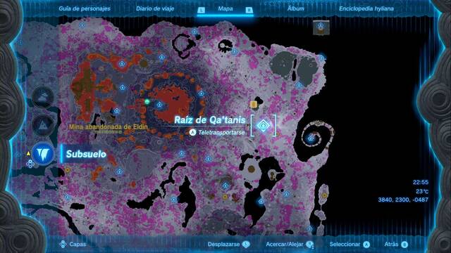 Races de Santuario de la Mina abandonada de Eldin - Raiz de Qa tanis