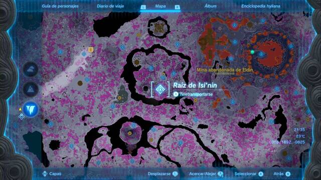 Races de Santuario de la Mina abandonada de Eldin - Raiz de Isi nin