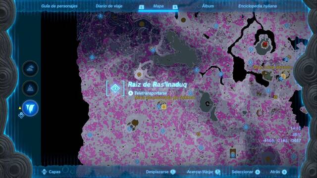 Races de Santuario de la Mina abandonada de Sekken - Raiz de Ras inaduq